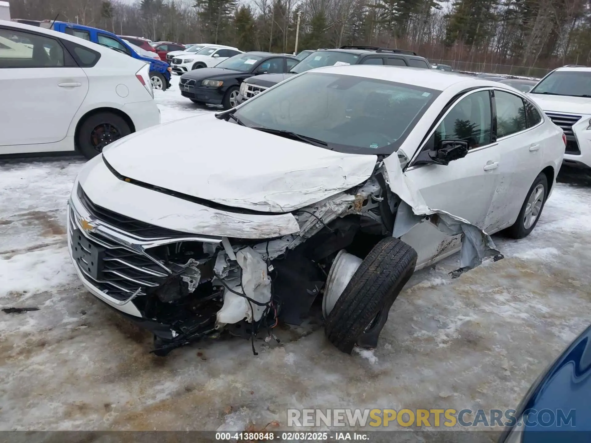 2 Photograph of a damaged car 1G1ZB5ST4PF239654 CHEVROLET MALIBU 2023