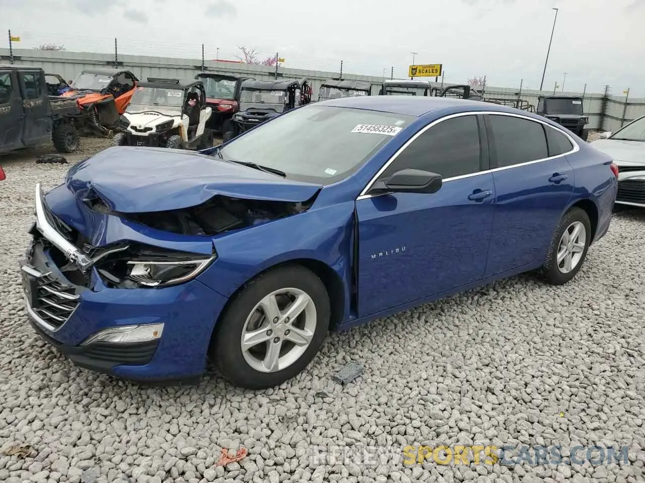 1 Photograph of a damaged car 1G1ZB5ST6PF150815 CHEVROLET MALIBU 2023