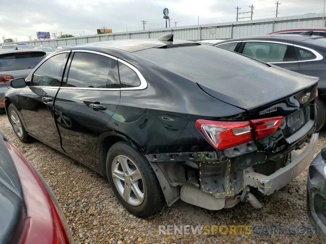 2 Photograph of a damaged car 1G1ZB5ST7PF115247 CHEVROLET MALIBU 2023