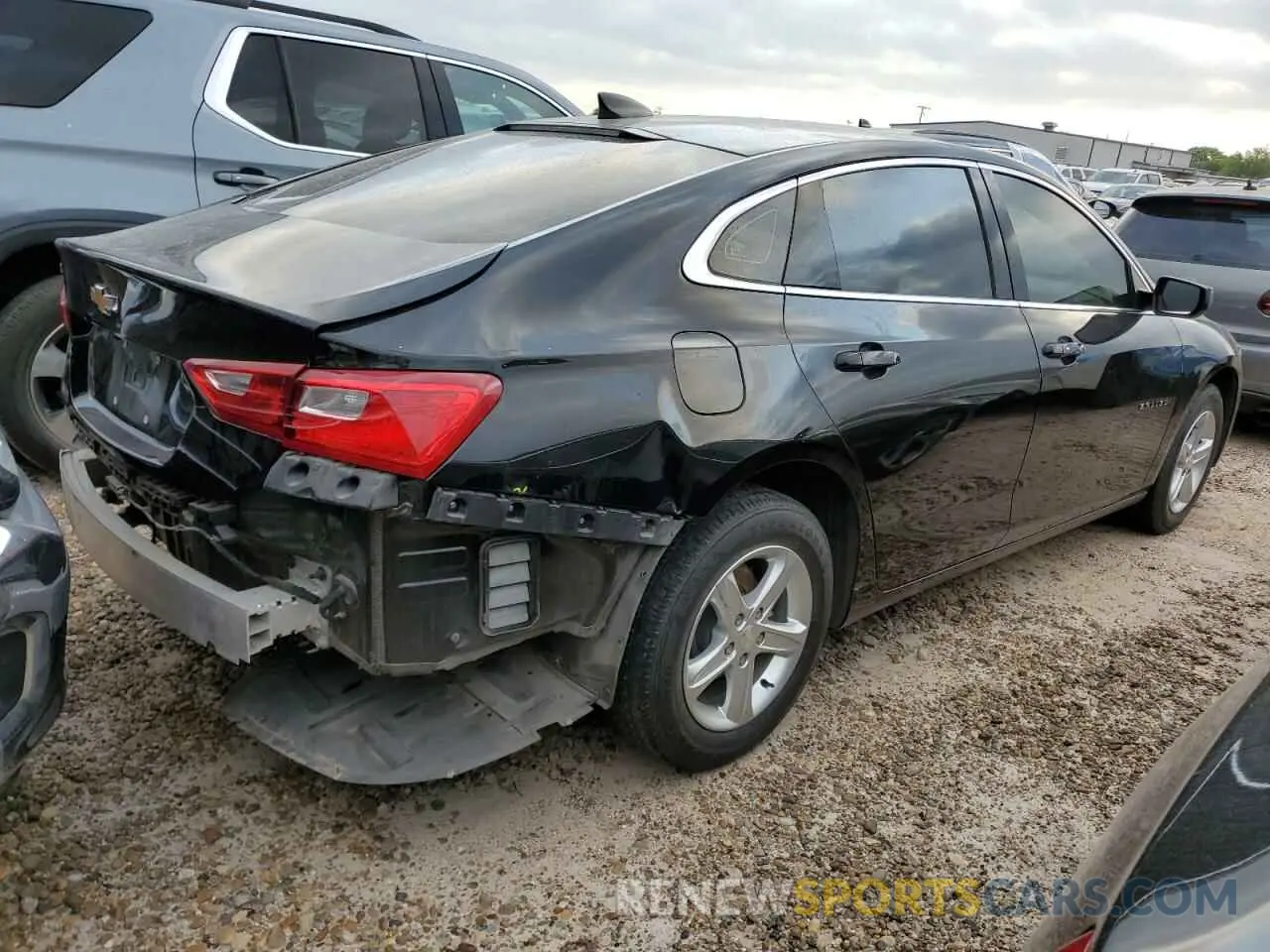 3 Photograph of a damaged car 1G1ZB5ST7PF115247 CHEVROLET MALIBU 2023