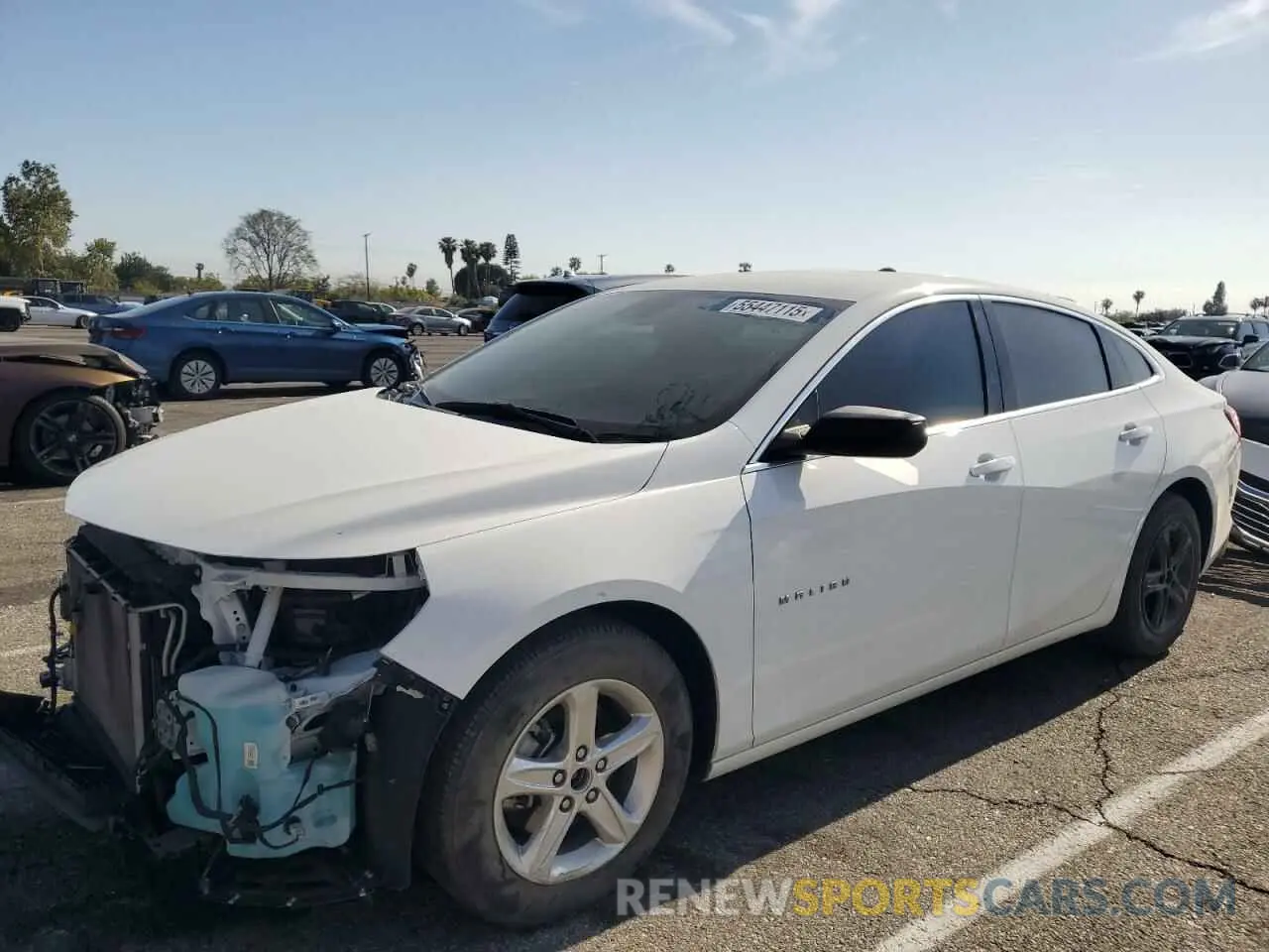 1 Photograph of a damaged car 1G1ZB5ST9PF155796 CHEVROLET MALIBU 2023