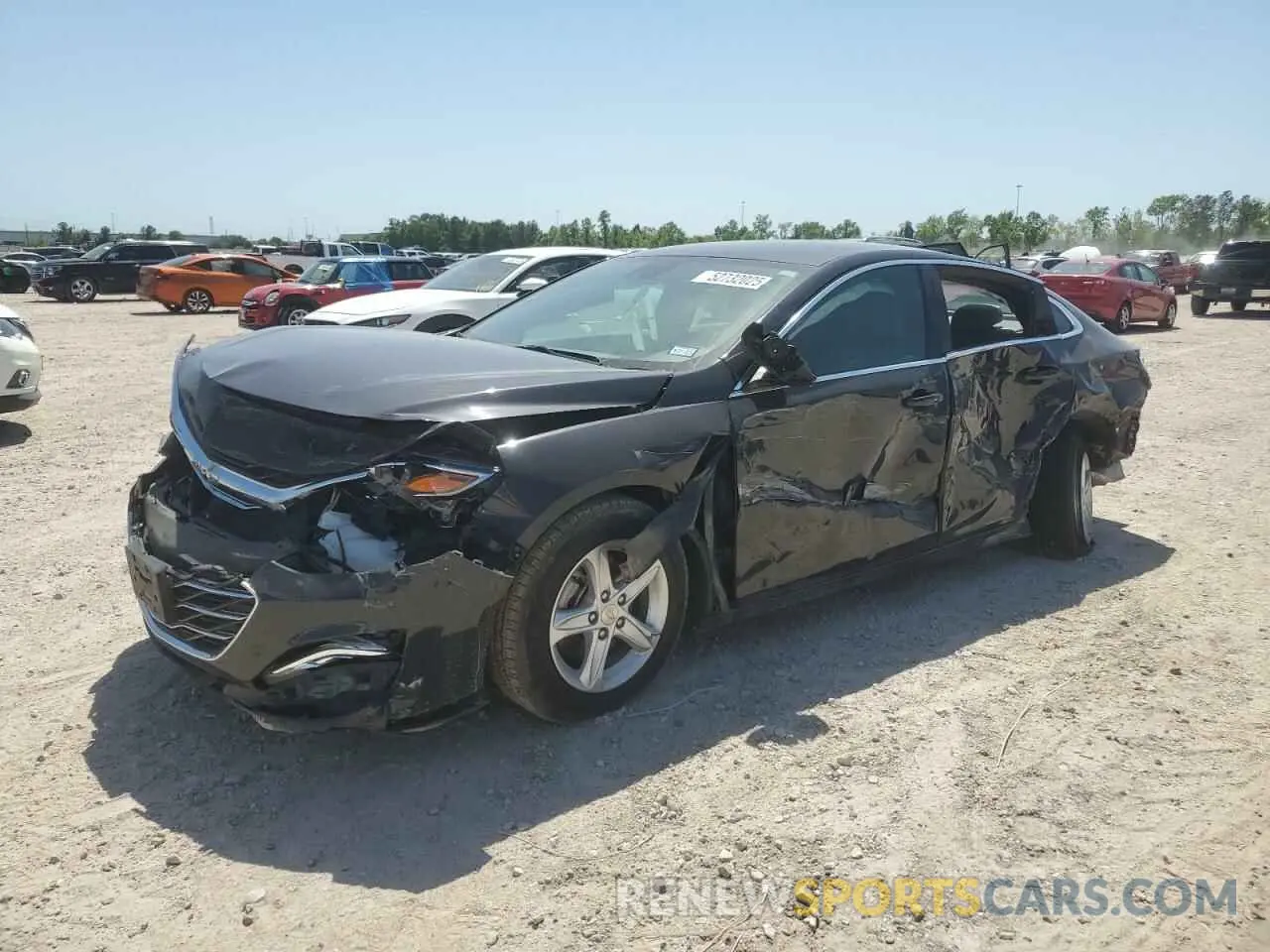 1 Photograph of a damaged car 1G1ZC5ST0PF128175 CHEVROLET MALIBU 2023