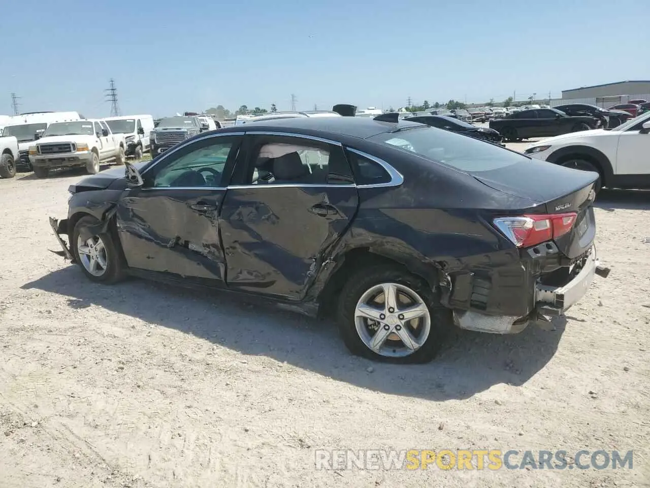2 Photograph of a damaged car 1G1ZC5ST0PF128175 CHEVROLET MALIBU 2023