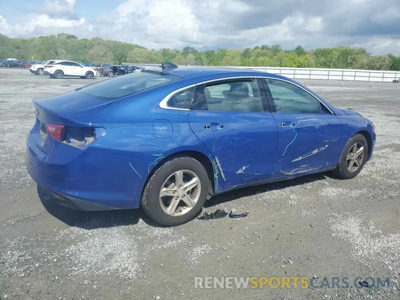 3 Photograph of a damaged car 1G1ZC5ST0PF162861 CHEVROLET MALIBU 2023