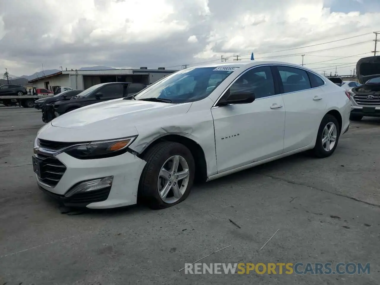 1 Photograph of a damaged car 1G1ZC5ST1PF155904 CHEVROLET MALIBU 2023