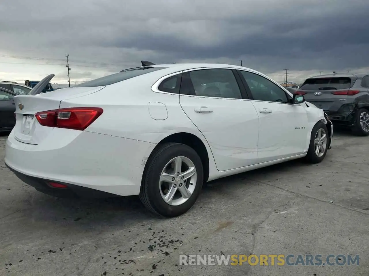 3 Photograph of a damaged car 1G1ZC5ST1PF155904 CHEVROLET MALIBU 2023