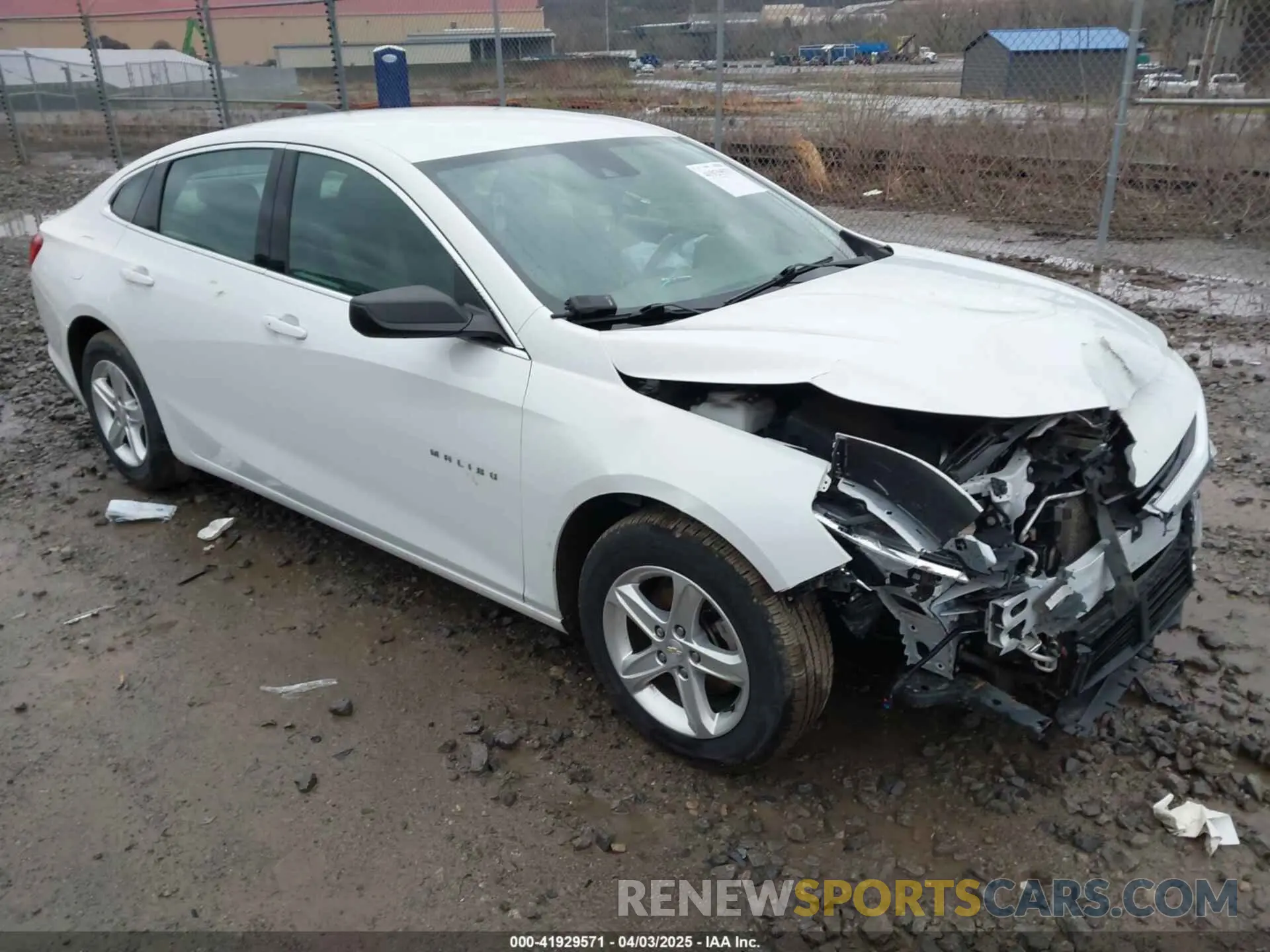 1 Photograph of a damaged car 1G1ZC5ST2PF112575 CHEVROLET MALIBU 2023