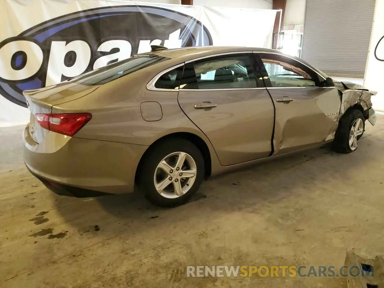 3 Photograph of a damaged car 1G1ZC5ST2PF157399 CHEVROLET MALIBU 2023