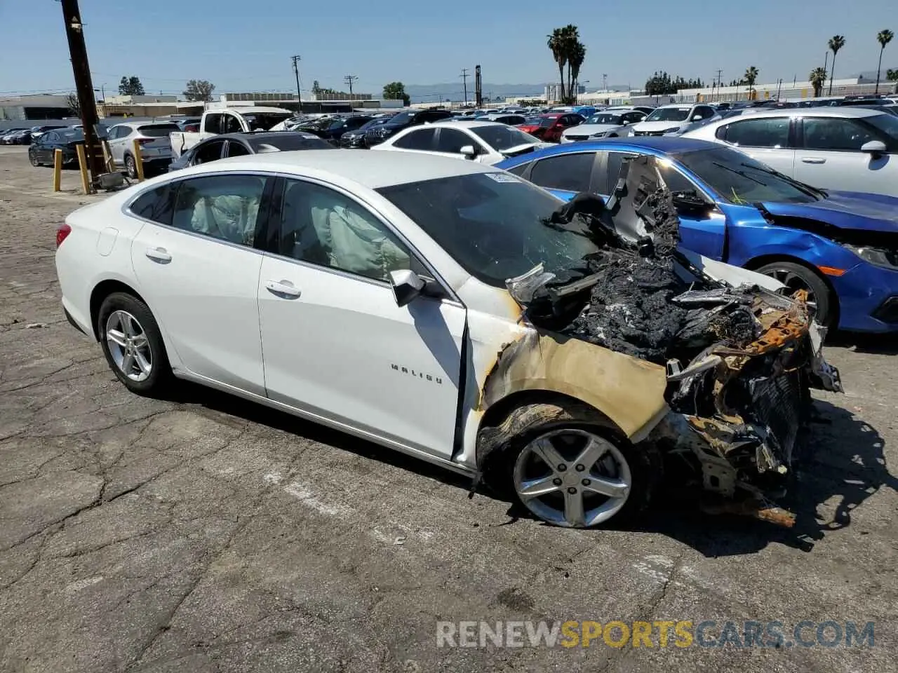 4 Photograph of a damaged car 1G1ZC5ST2PF184585 CHEVROLET MALIBU 2023