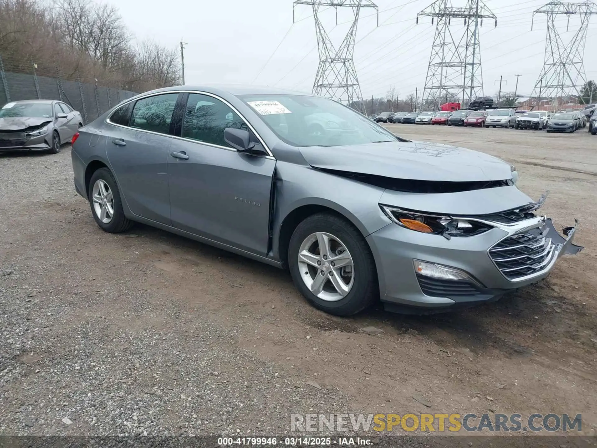 1 Photograph of a damaged car 1G1ZC5ST3PF173398 CHEVROLET MALIBU 2023
