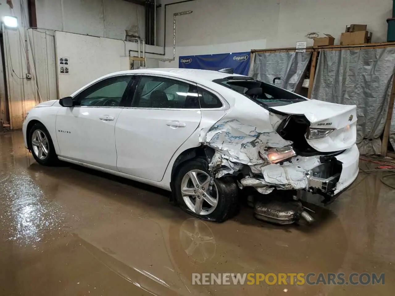 2 Photograph of a damaged car 1G1ZC5ST4PF160045 CHEVROLET MALIBU 2023