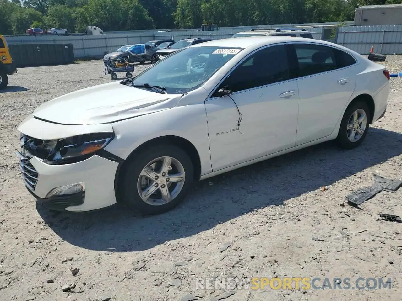 1 Photograph of a damaged car 1G1ZC5ST5PF239711 CHEVROLET MALIBU 2023