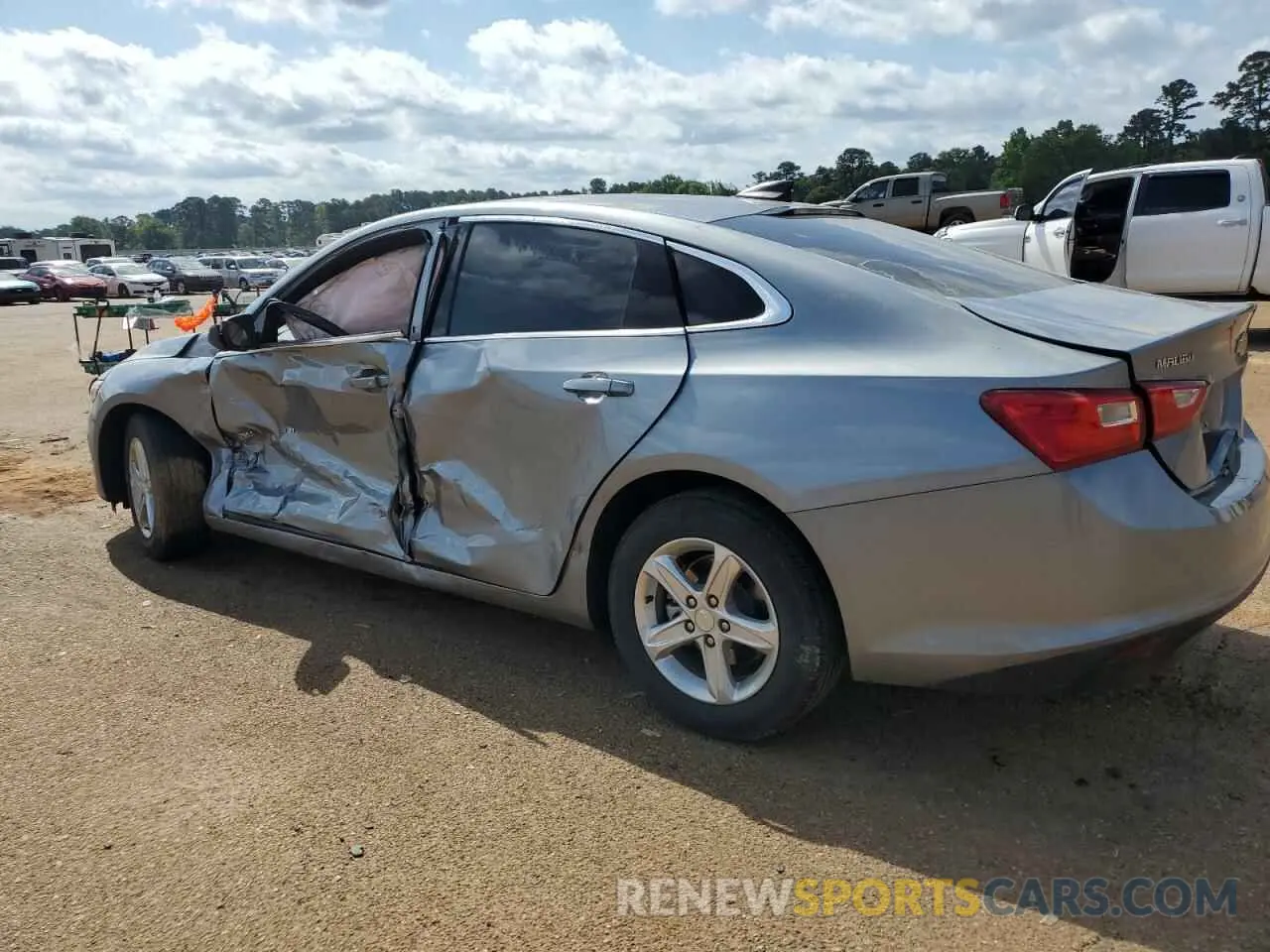 2 Photograph of a damaged car 1G1ZC5ST7PF216687 CHEVROLET MALIBU 2023