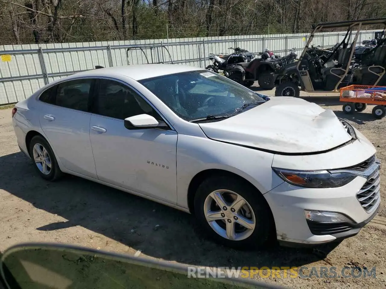4 Photograph of a damaged car 1G1ZC5ST9PF150479 CHEVROLET MALIBU 2023