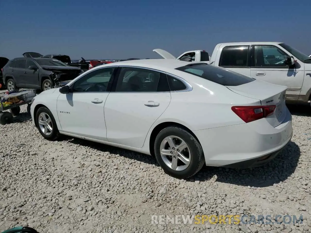 2 Photograph of a damaged car 1G1ZC5ST9PF153169 CHEVROLET MALIBU 2023