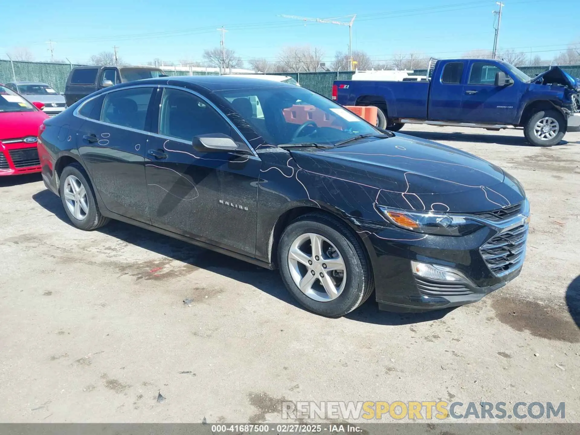 1 Photograph of a damaged car 1G1ZC5STXPF244872 CHEVROLET MALIBU 2023