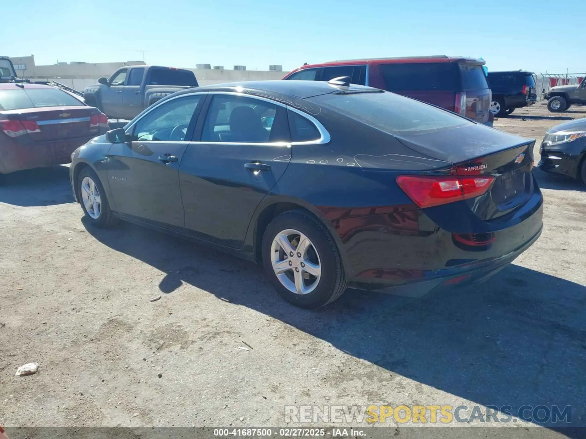 3 Photograph of a damaged car 1G1ZC5STXPF244872 CHEVROLET MALIBU 2023