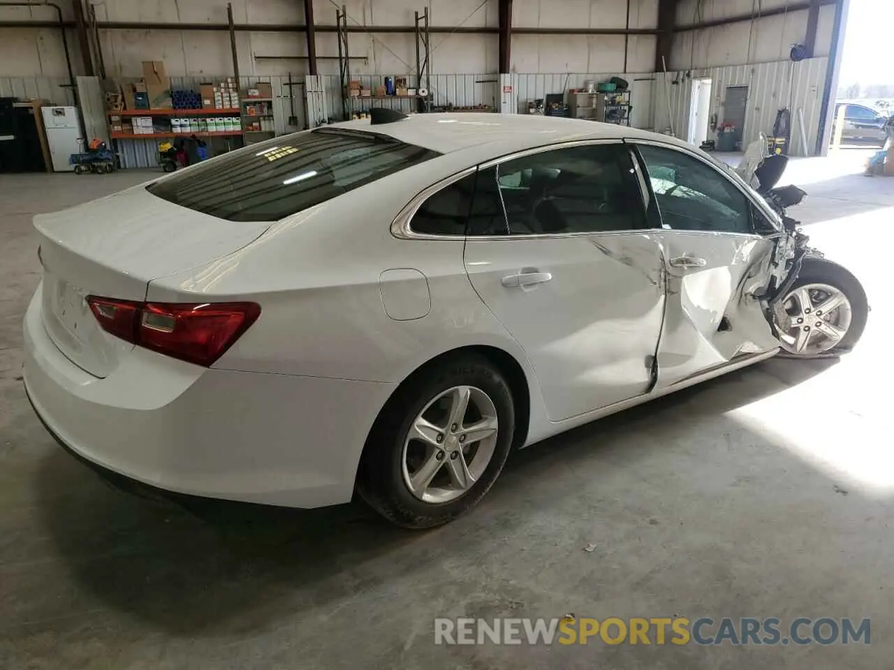 3 Photograph of a damaged car 1G1ZC5STXPF251255 CHEVROLET MALIBU 2023