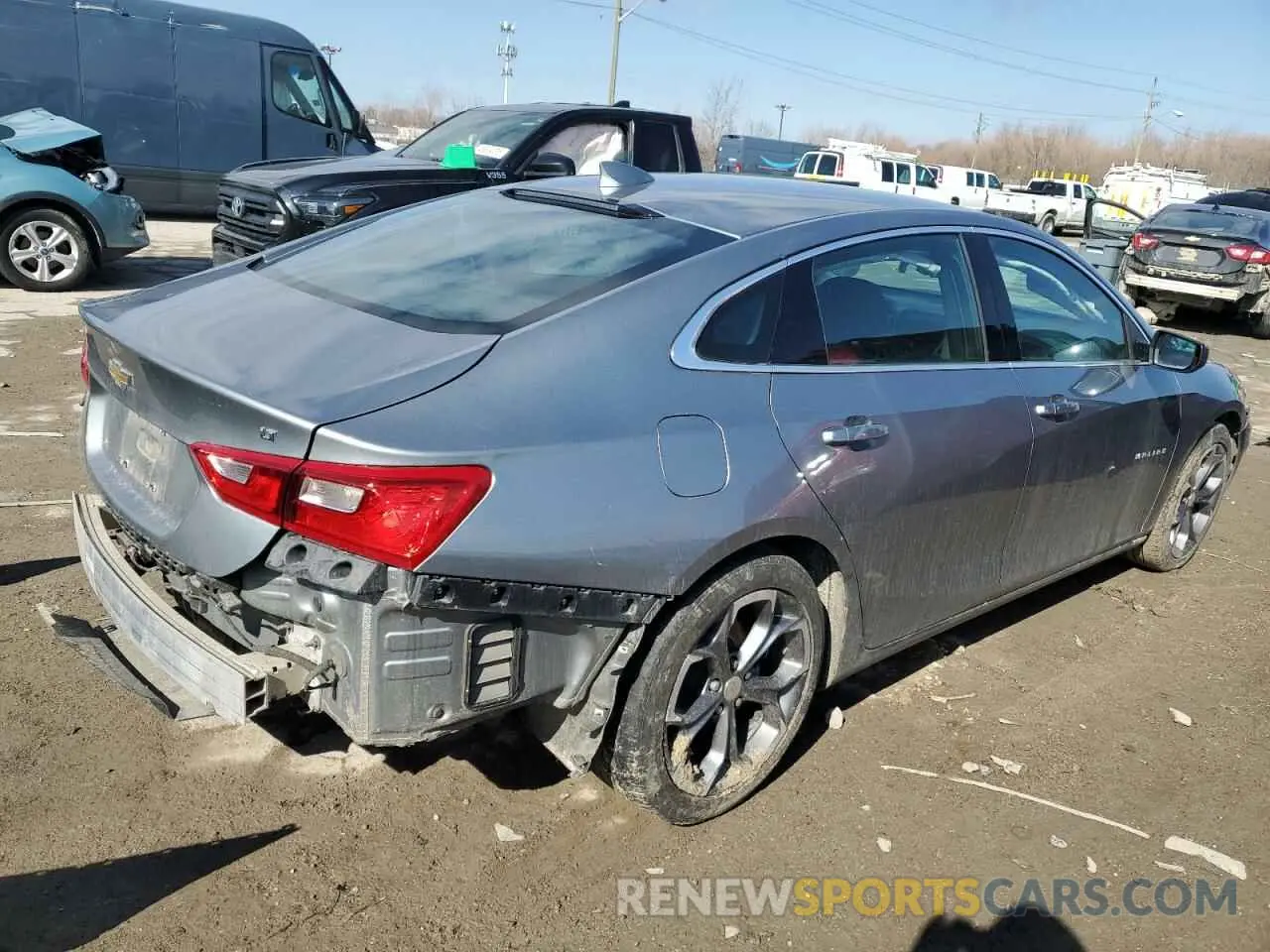 3 Photograph of a damaged car 1G1ZD5ST0PF145054 CHEVROLET MALIBU 2023