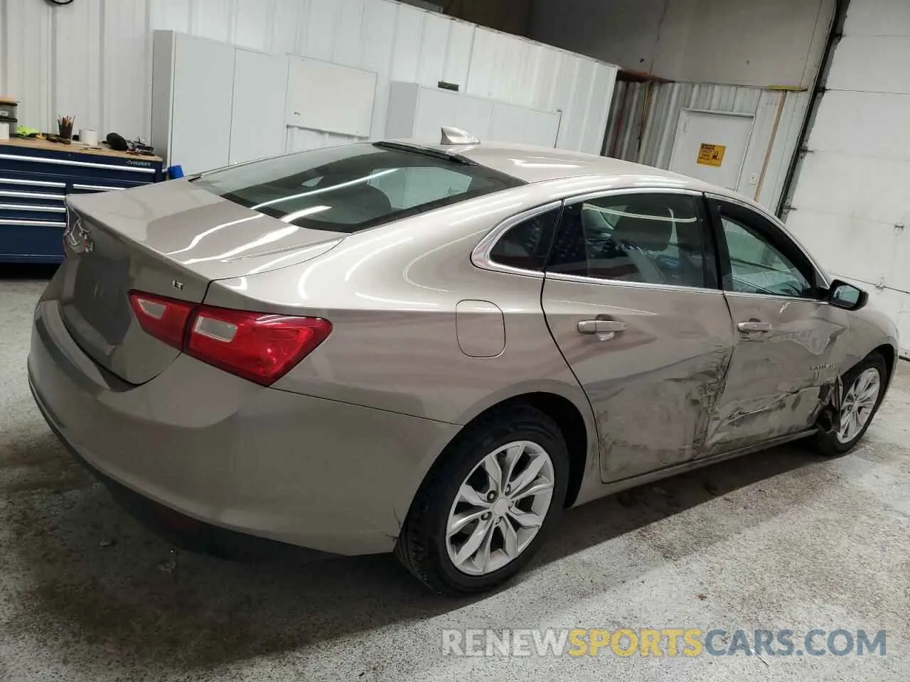3 Photograph of a damaged car 1G1ZD5ST0PF253433 CHEVROLET MALIBU 2023