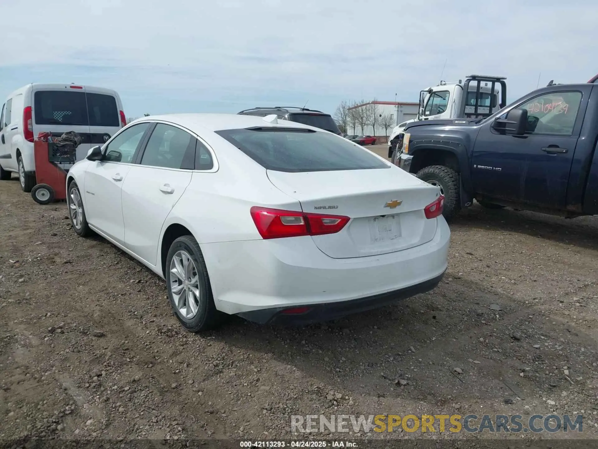 3 Photograph of a damaged car 1G1ZD5ST1PF162090 CHEVROLET MALIBU 2023