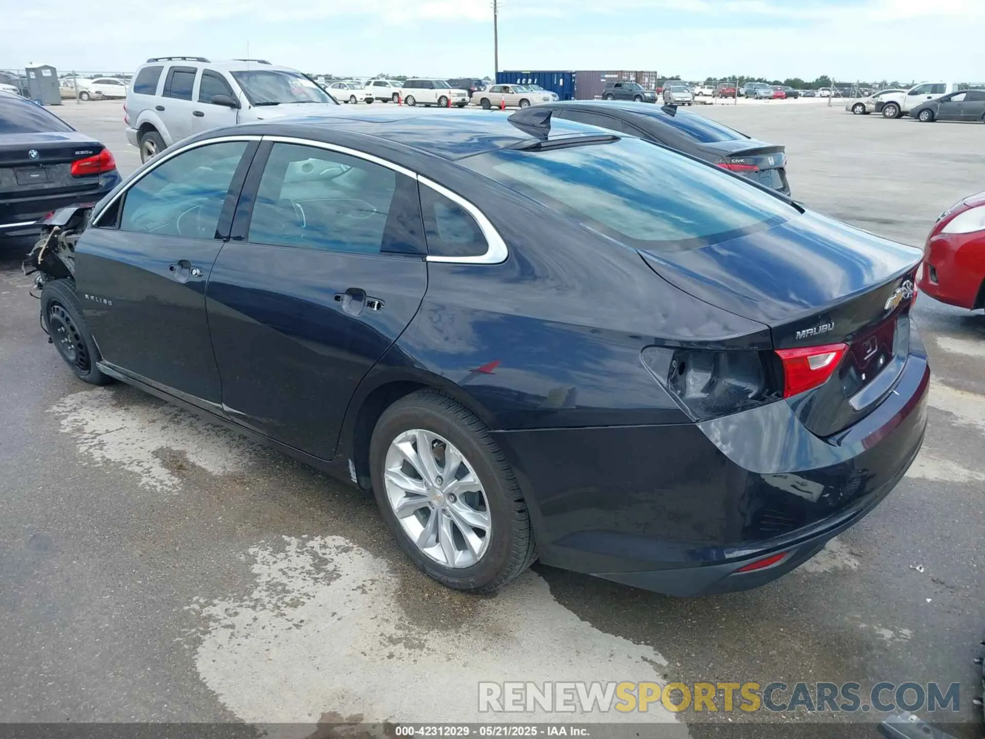 3 Photograph of a damaged car 1G1ZD5ST1PF166155 CHEVROLET MALIBU 2023