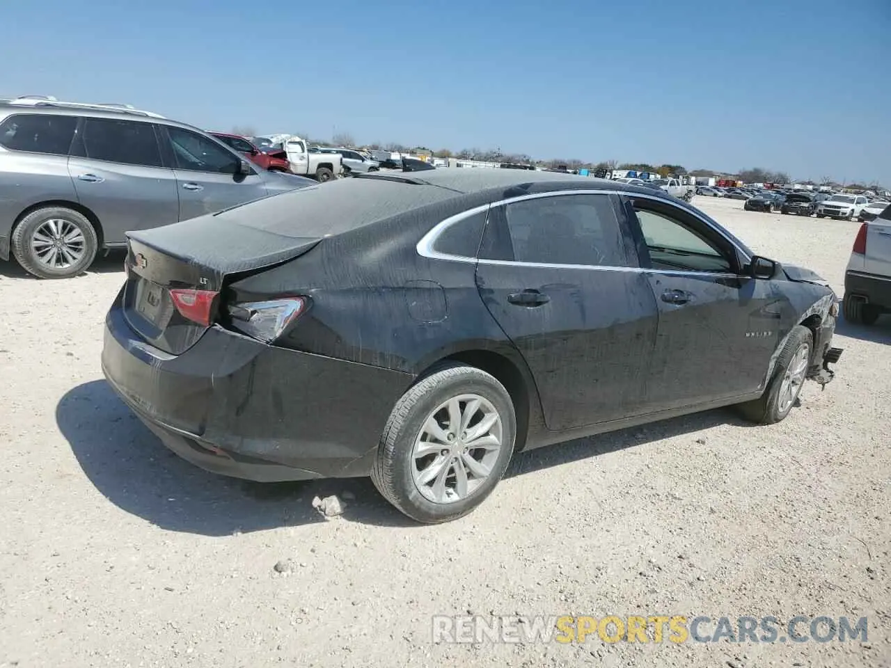 3 Photograph of a damaged car 1G1ZD5ST1PF191315 CHEVROLET MALIBU 2023