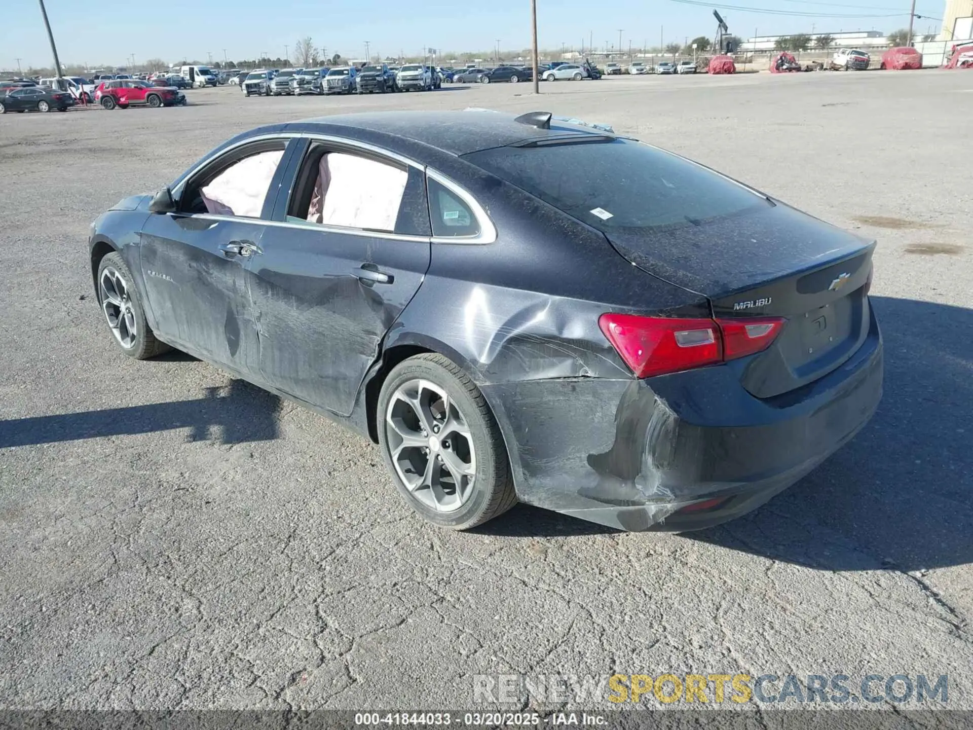3 Photograph of a damaged car 1G1ZD5ST1PF206895 CHEVROLET MALIBU 2023