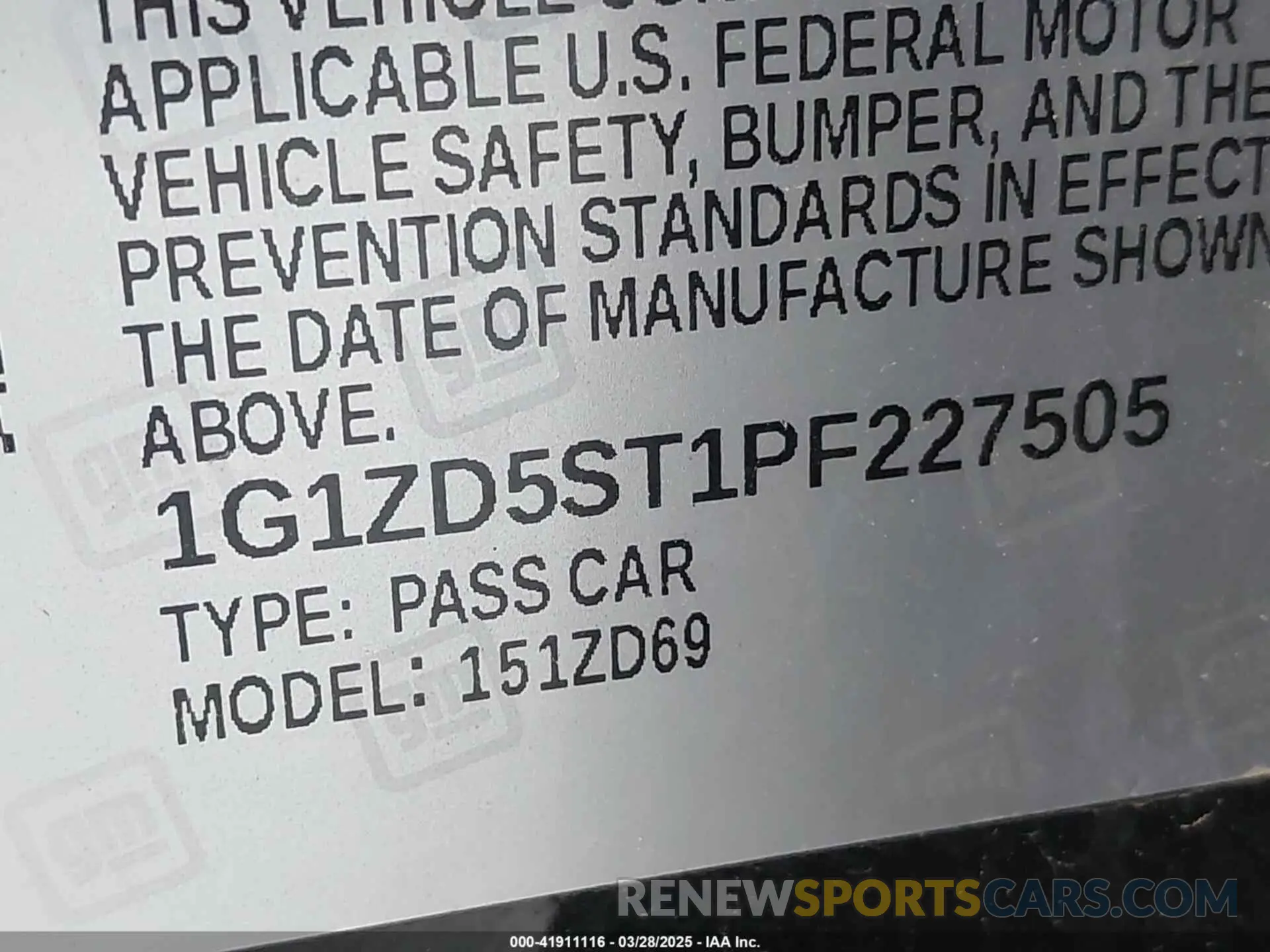 9 Photograph of a damaged car 1G1ZD5ST1PF227505 CHEVROLET MALIBU 2023
