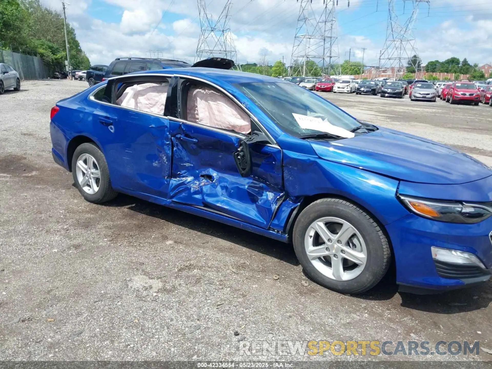 1 Photograph of a damaged car 1G1ZD5ST1PF240996 CHEVROLET MALIBU 2023
