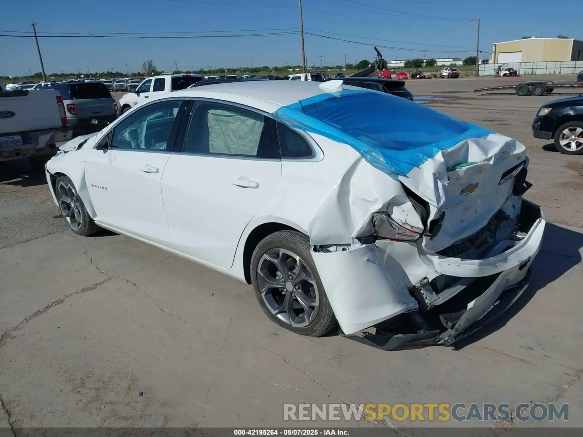 3 Photograph of a damaged car 1G1ZD5ST2PF185216 CHEVROLET MALIBU 2023
