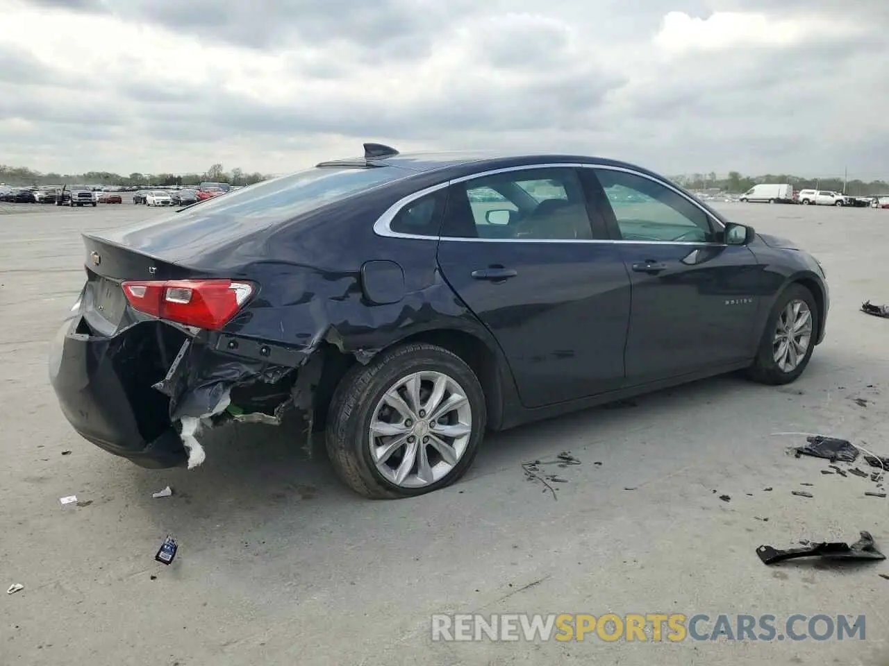 3 Photograph of a damaged car 1G1ZD5ST2PF191727 CHEVROLET MALIBU 2023