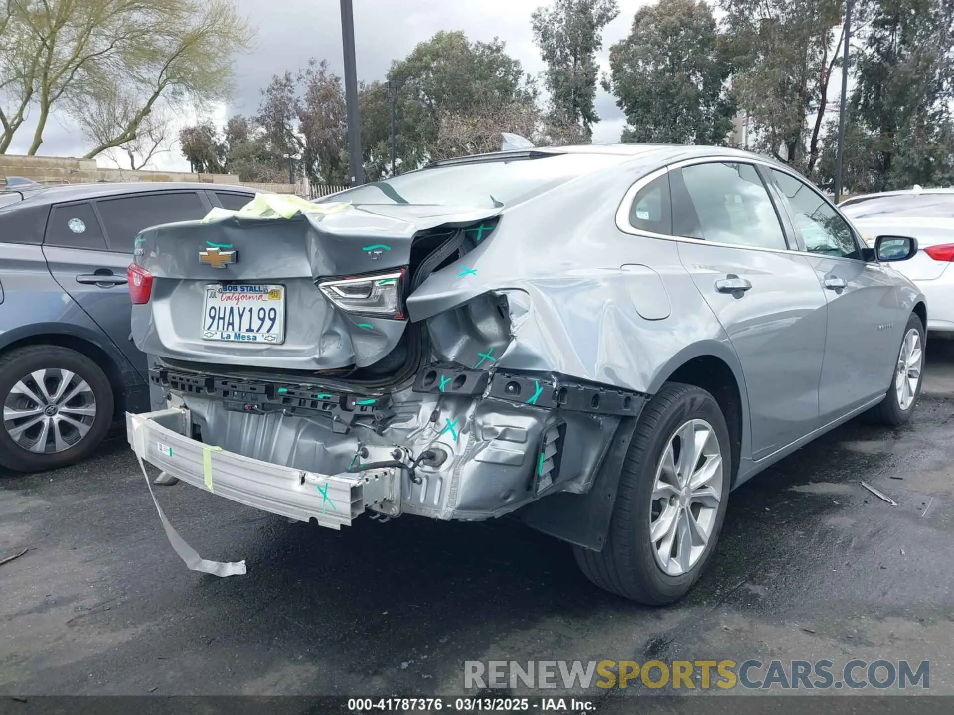 4 Photograph of a damaged car 1G1ZD5ST2PF196779 CHEVROLET MALIBU 2023