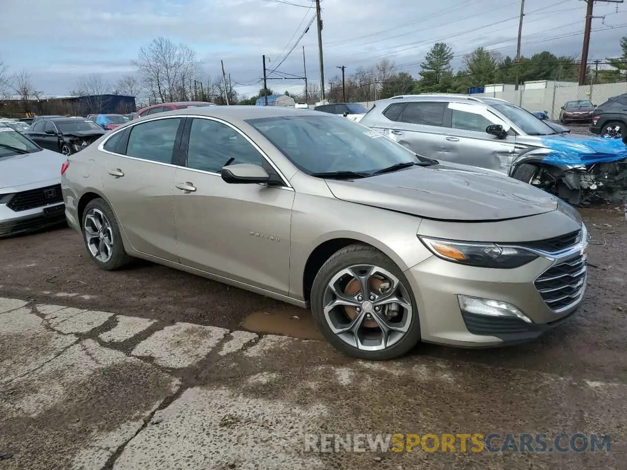 4 Photograph of a damaged car 1G1ZD5ST3PF135506 CHEVROLET MALIBU 2023