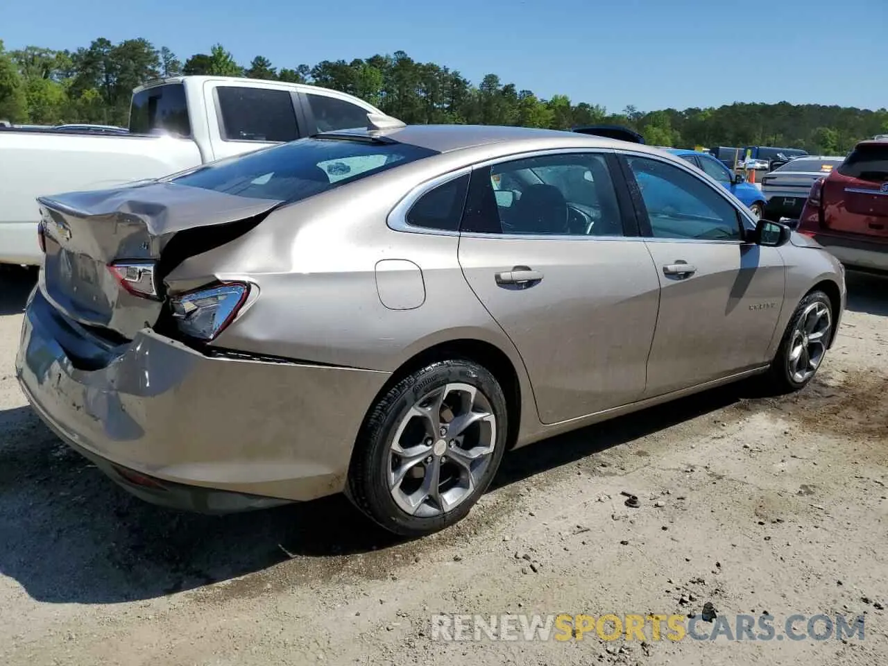 3 Photograph of a damaged car 1G1ZD5ST3PF141161 CHEVROLET MALIBU 2023