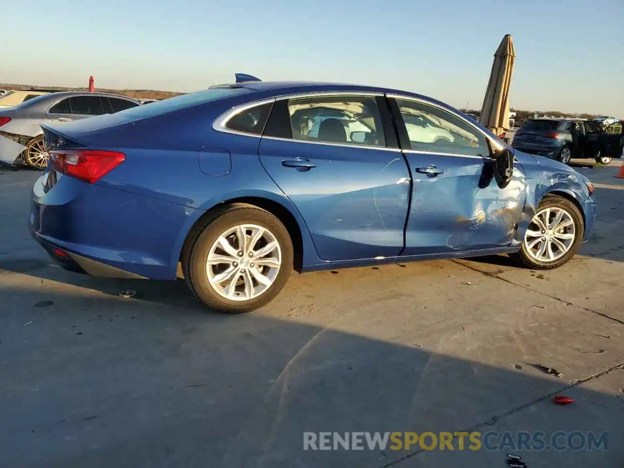 3 Photograph of a damaged car 1G1ZD5ST3PF141712 CHEVROLET MALIBU 2023