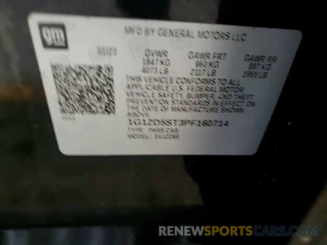 12 Photograph of a damaged car 1G1ZD5ST3PF160714 CHEVROLET MALIBU 2023