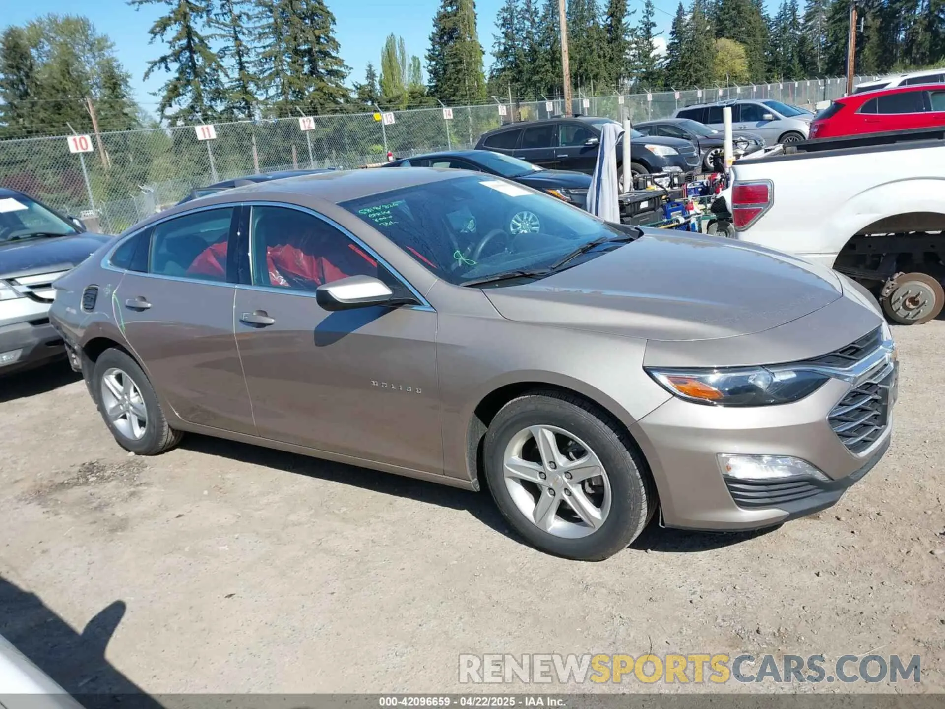 14 Photograph of a damaged car 1G1ZD5ST3PF180641 CHEVROLET MALIBU 2023