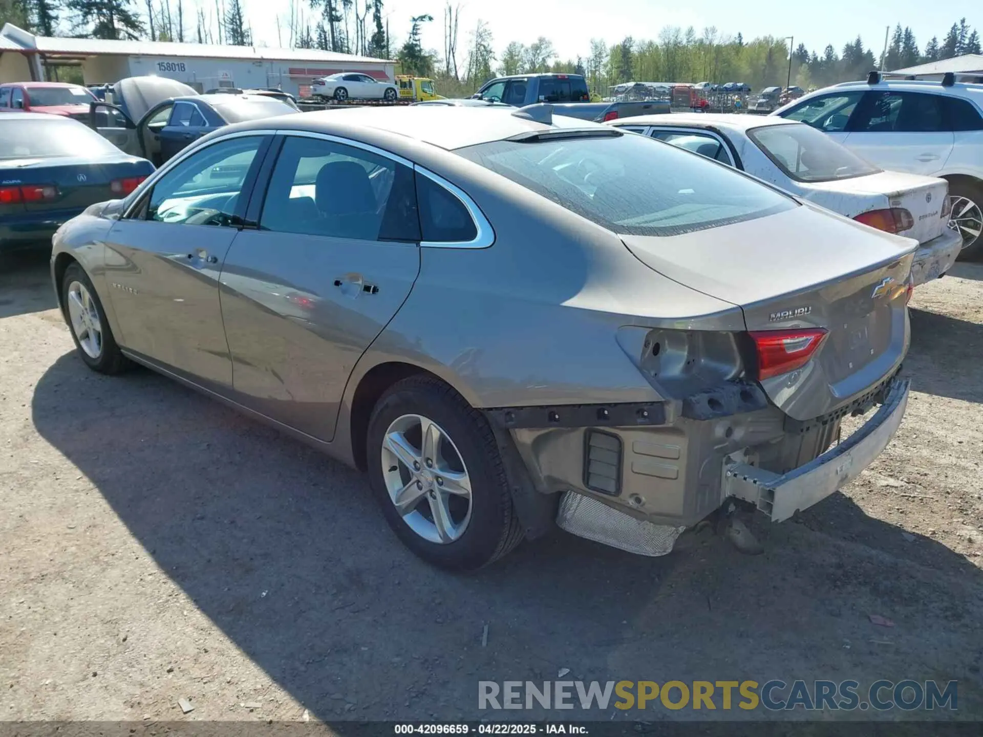 3 Photograph of a damaged car 1G1ZD5ST3PF180641 CHEVROLET MALIBU 2023
