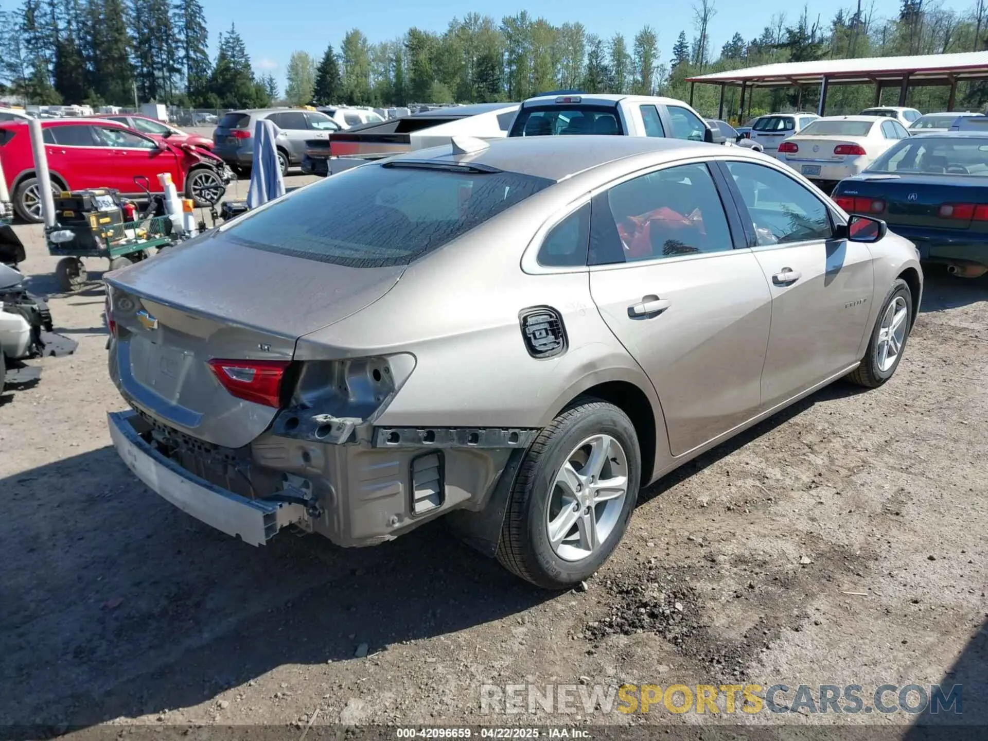 4 Photograph of a damaged car 1G1ZD5ST3PF180641 CHEVROLET MALIBU 2023