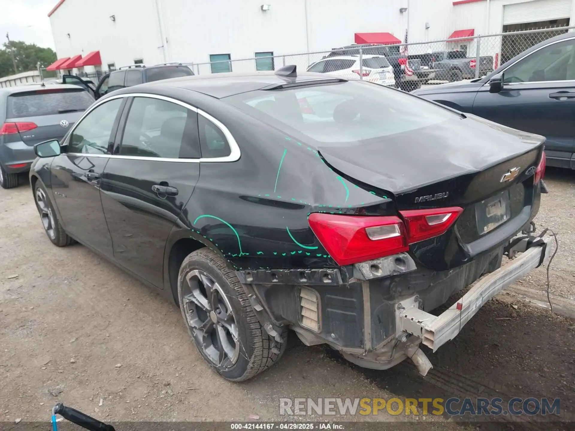 3 Photograph of a damaged car 1G1ZD5ST3PF180848 CHEVROLET MALIBU 2023