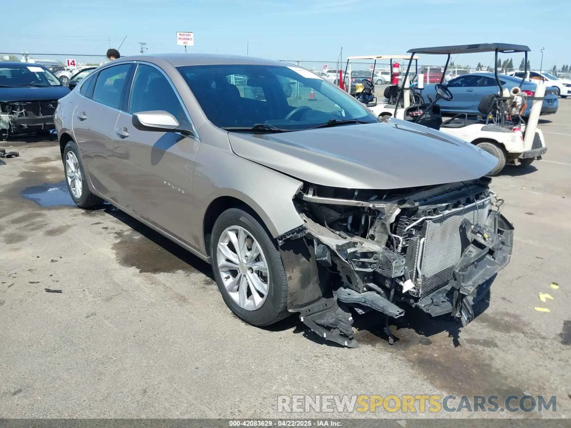 1 Photograph of a damaged car 1G1ZD5ST4PF134851 CHEVROLET MALIBU 2023