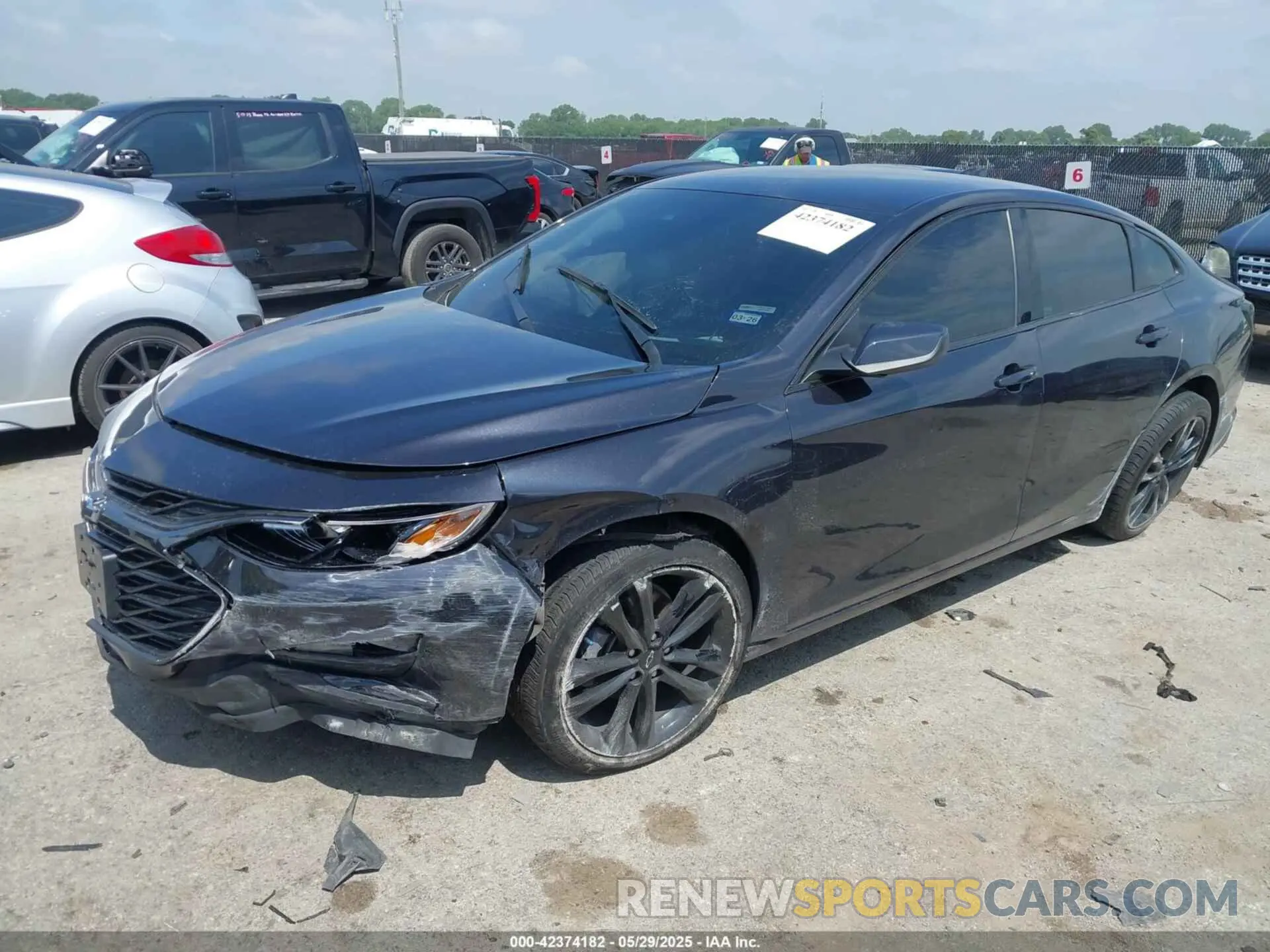 2 Photograph of a damaged car 1G1ZD5ST4PF144246 CHEVROLET MALIBU 2023