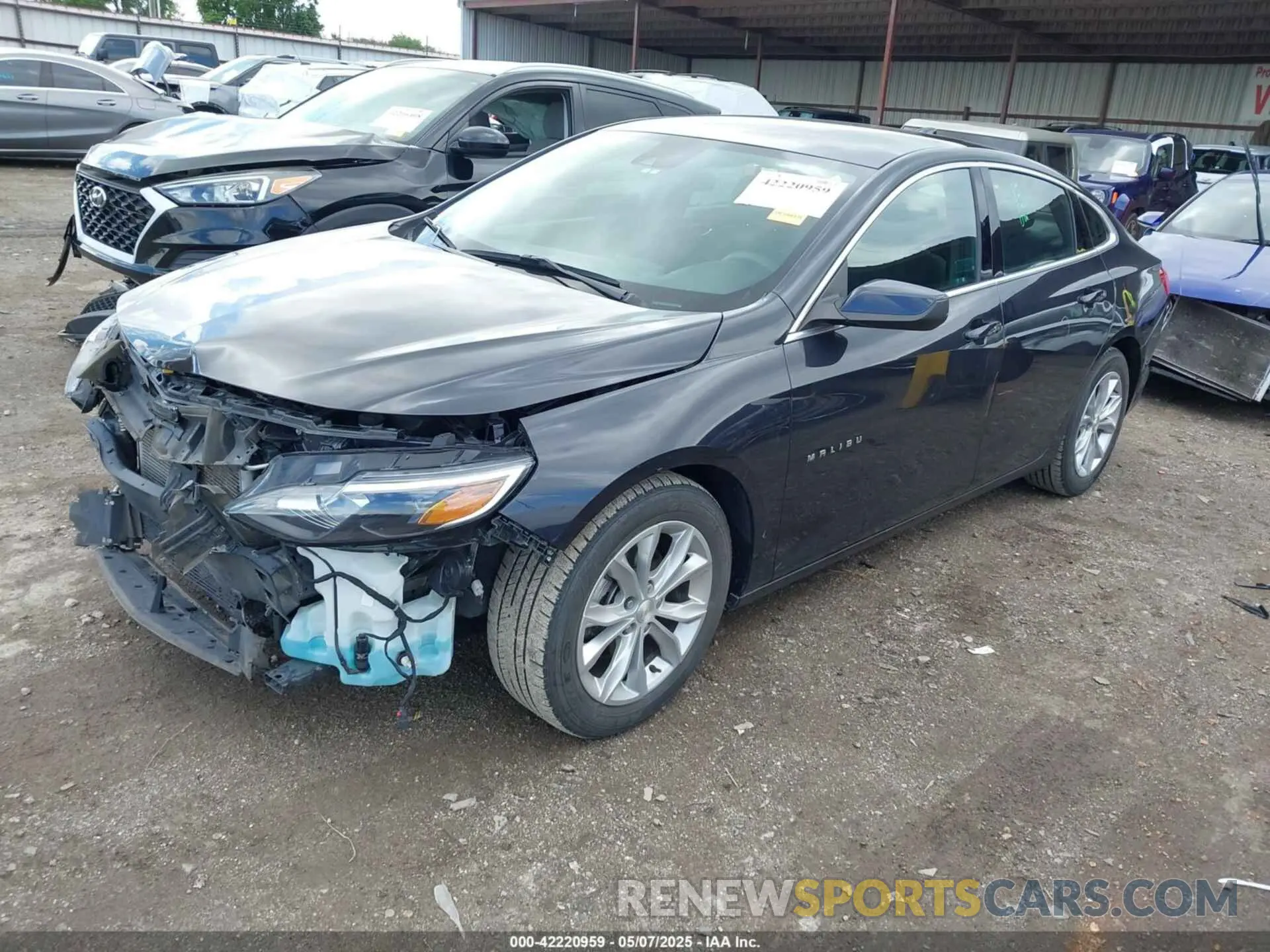 2 Photograph of a damaged car 1G1ZD5ST4PF178736 CHEVROLET MALIBU 2023