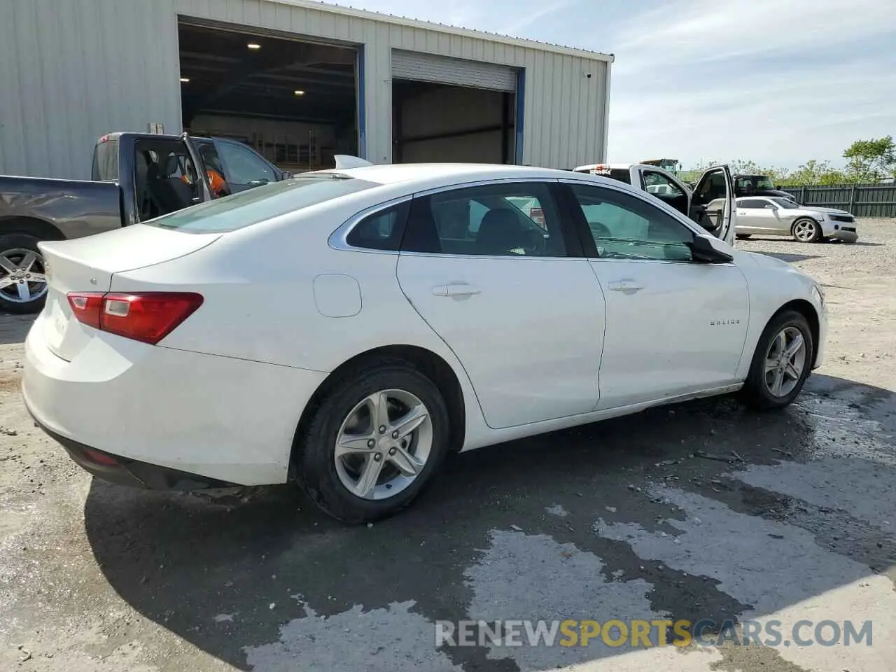 3 Photograph of a damaged car 1G1ZD5ST4PF202050 CHEVROLET MALIBU 2023