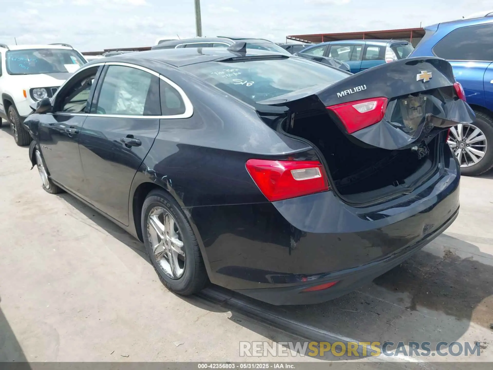 3 Photograph of a damaged car 1G1ZD5ST4PF202274 CHEVROLET MALIBU 2023