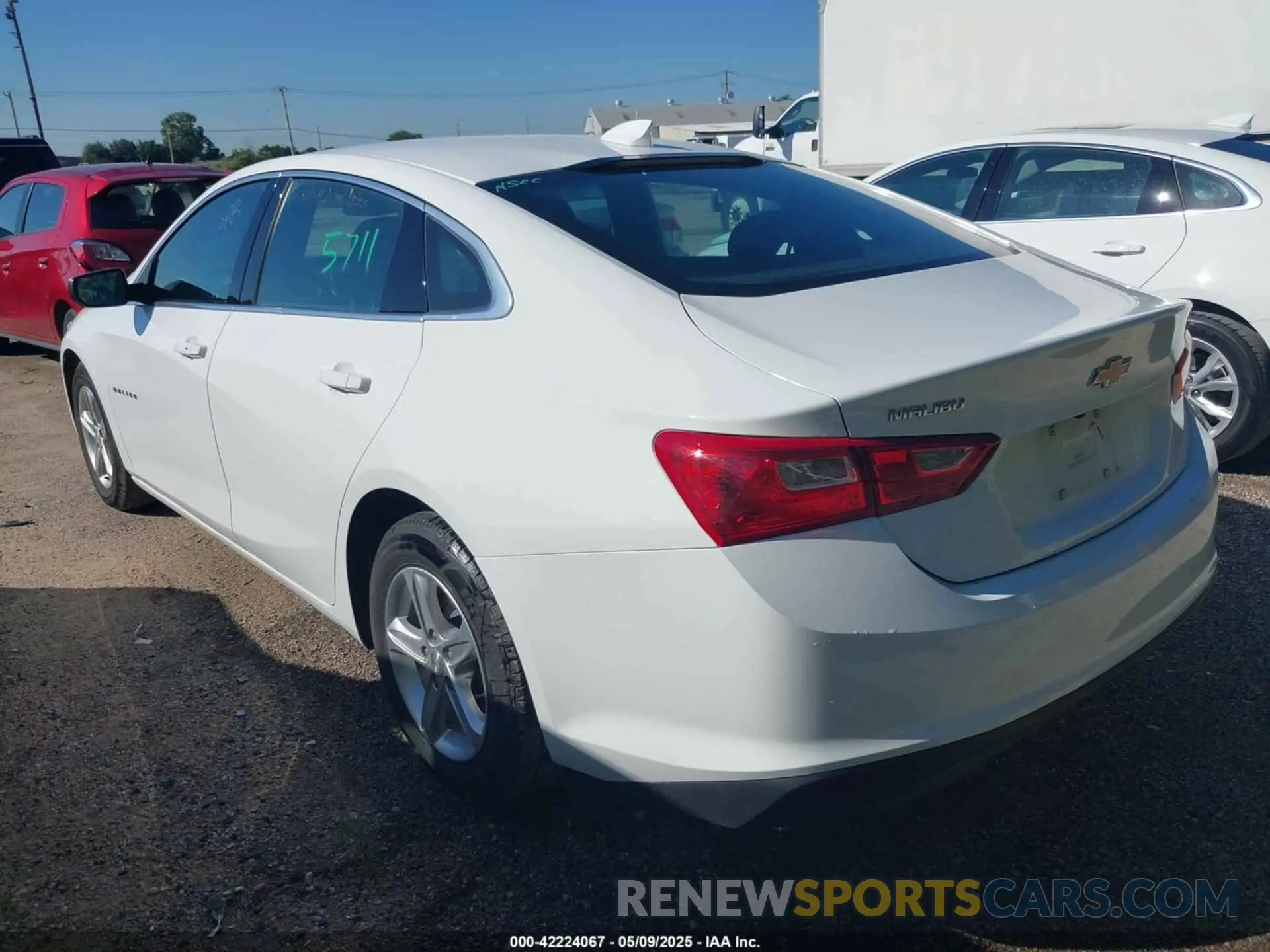 3 Photograph of a damaged car 1G1ZD5ST4PF205711 CHEVROLET MALIBU 2023
