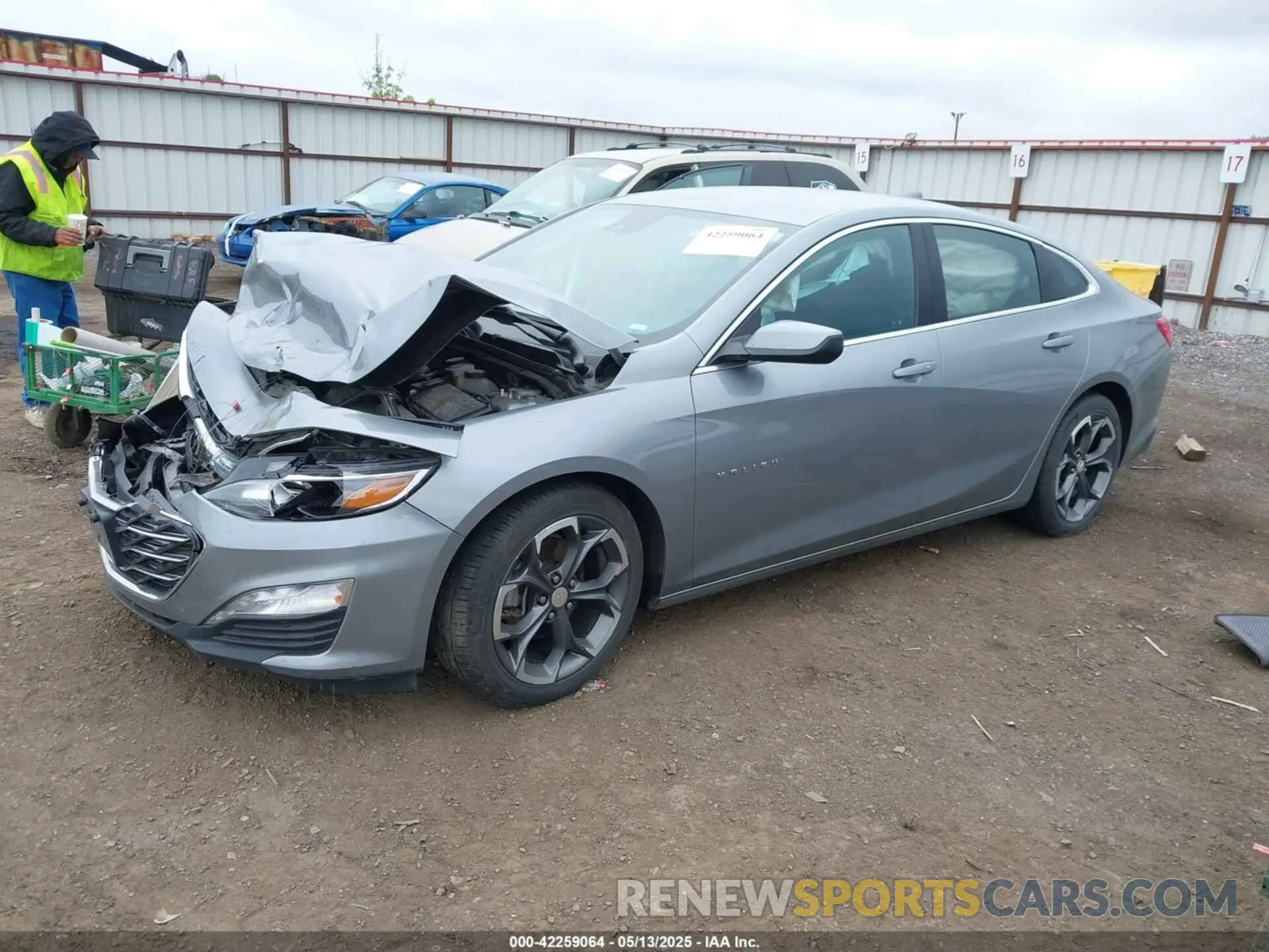 2 Photograph of a damaged car 1G1ZD5ST4PF236831 CHEVROLET MALIBU 2023