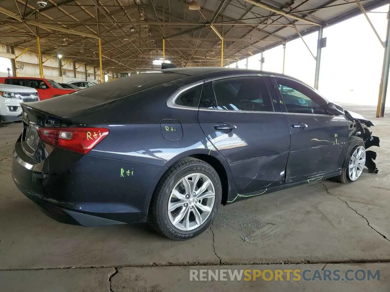 3 Photograph of a damaged car 1G1ZD5ST4PF237543 CHEVROLET MALIBU 2023