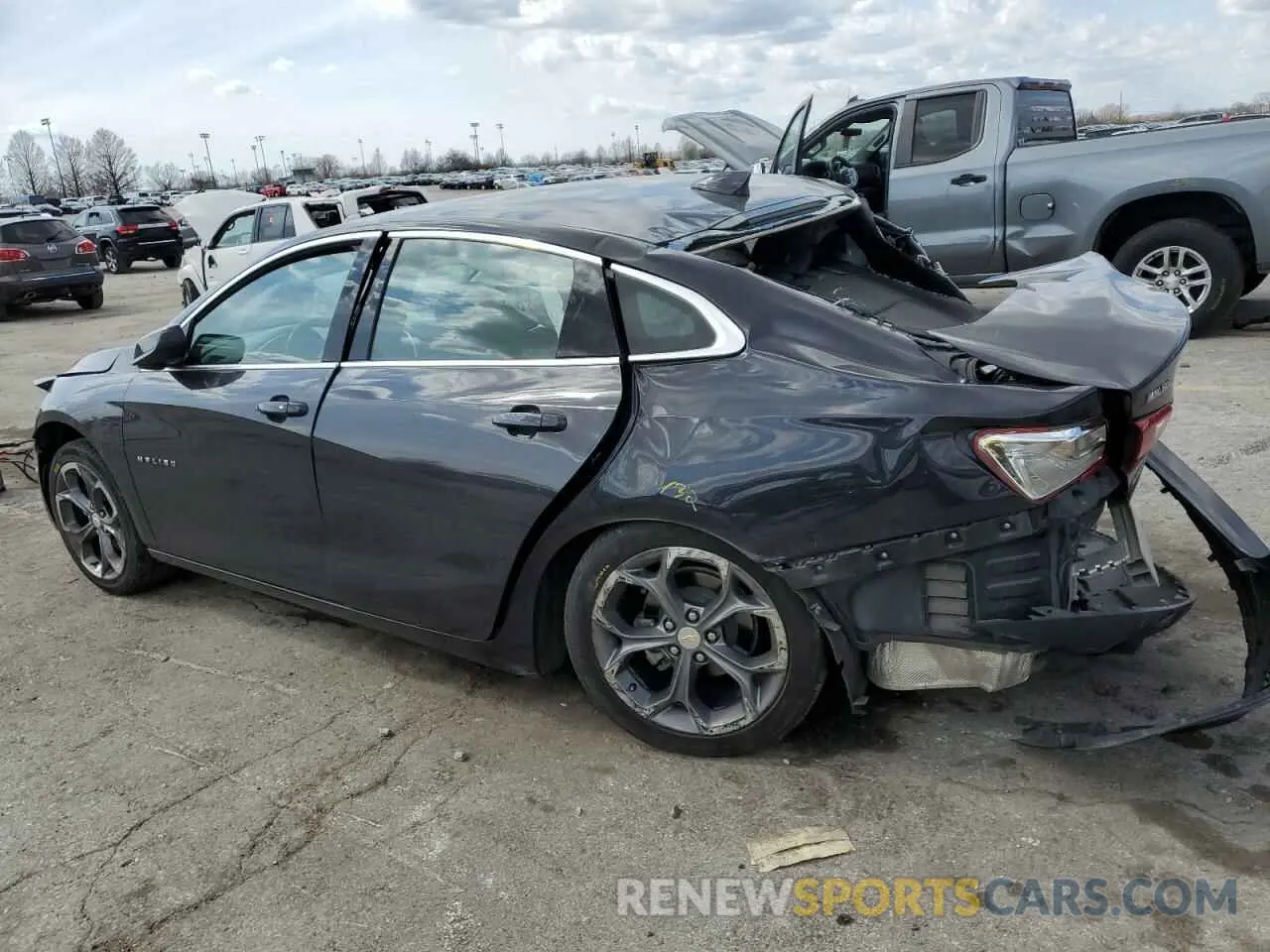 2 Photograph of a damaged car 1G1ZD5ST5PF131201 CHEVROLET MALIBU 2023
